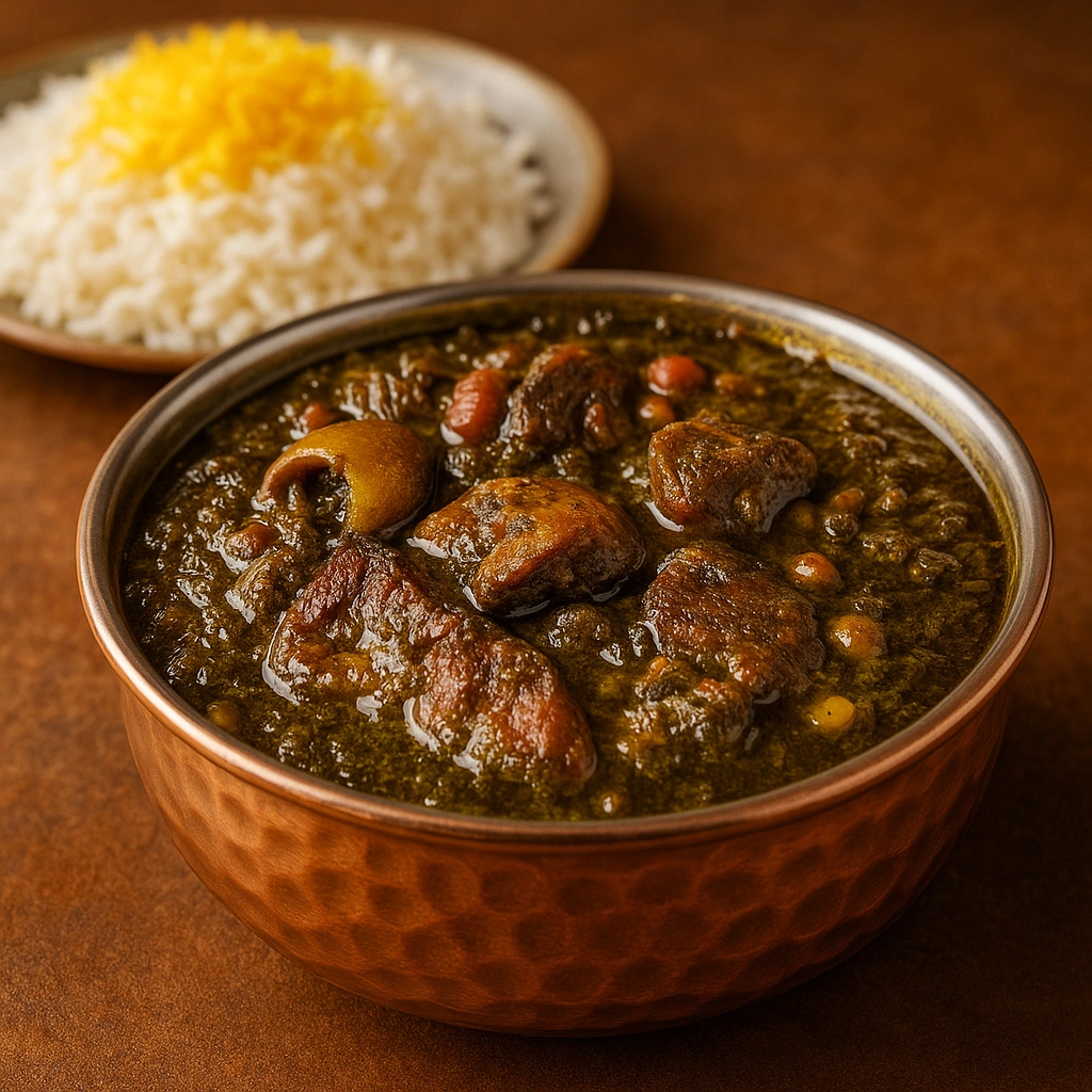 خورشت قرمه سبزی جان
